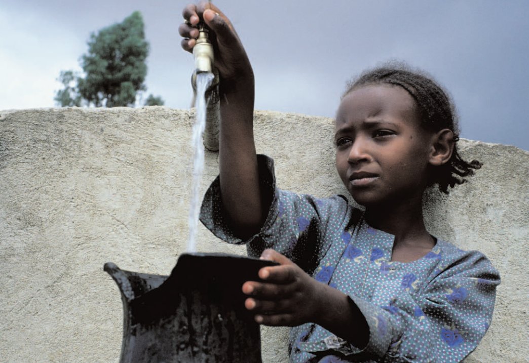 Girl collecting water — Barrier Analysis in action